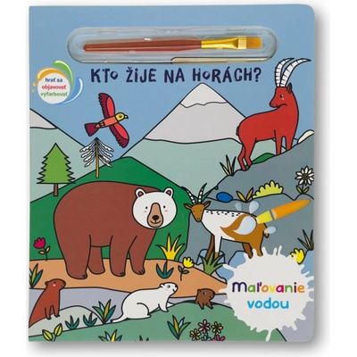 Maľovanie vodou Kto žije na horách?