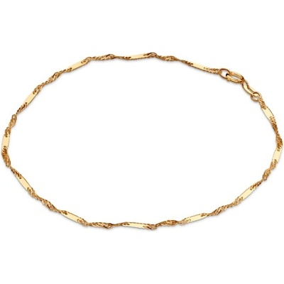 Savicki náramek bílé zlato zirkony, 2,1 mm B-LPE-SINB-00164-18-585-Z