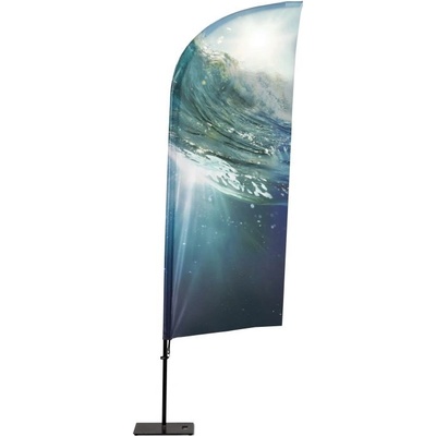 Jansen Display Beachflag Alu Wind 205cm Total Height Luxurious Ba, 860 x 1920 mm