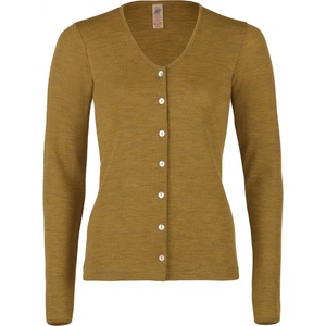 Engel Дамско вълнено яке Engel Women's Cardigan Wool jacket - Safran Melange - размер 34/36 (EU) (105-1510-0412)