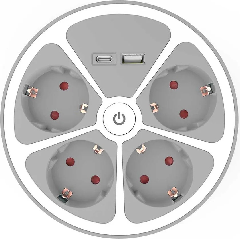 Muhler 4 Plug 2 m Switch (1006119)