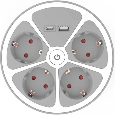 Muhler 4 Plug 2 m Switch (1006119)