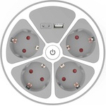 Muhler 4 Plug 2 m Switch (1006119)