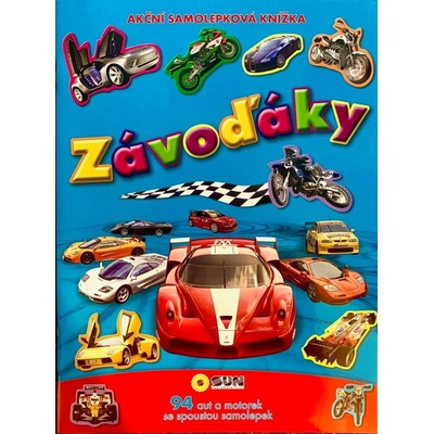 Závoďáky Akční samolepková knížka