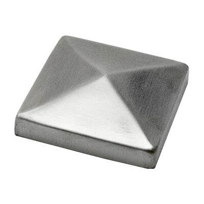 Ukončenie strieška jokla 60 x 60 mm, brúsená nerez AISI 304