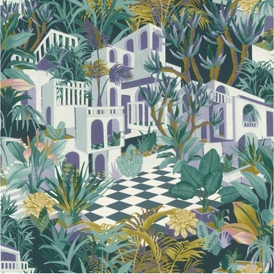 Rasch 687415 Vliesová tapeta na zeď Tropical House rozměry 0,53 x 10,05 m