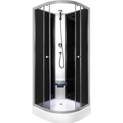 Kerra Evora black sprchový box Rozměr koutu: 80x80cm, 31944_80X – Hledejceny.cz