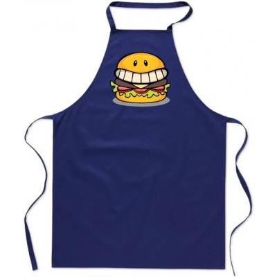 Povidlo.cz Zástěra Hamburger Kralovská modrá