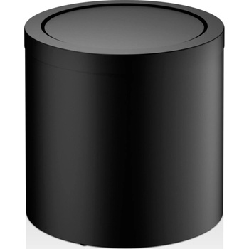 DECOR WALTHER Кошче за отпадъци в баня Basic 21 см черен мат (0608060)