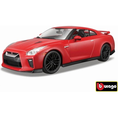 Bburago Kovový model Nissan GT-R Red 4893993210824 1:24