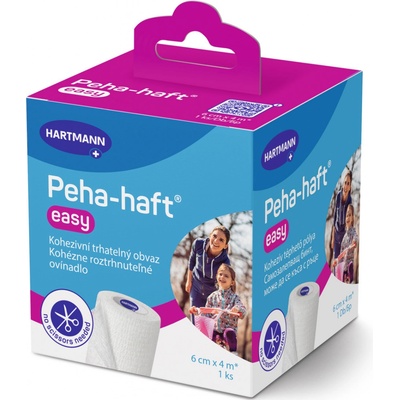 Peha-haft easy kohezivní trhat. obvaz 6 cm x 4 m 1 ks