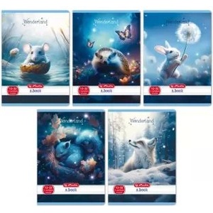 Herlitz Wonderland: тетрадка с линии А5, за 3. клас, 12-32 - различни варианти