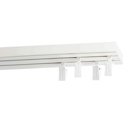 Rolmeister Stropní kolejnička PVC Bílá Stropní dvojitá 280 cm