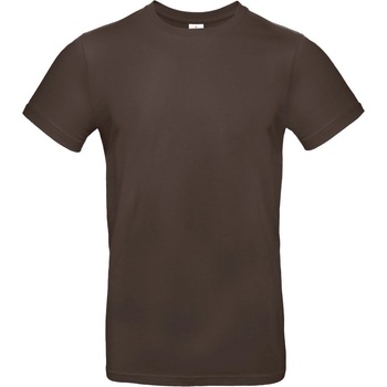 B&C Collection B&c e190 / Мъжка тениска от плътен памук - кафява l (01003t14503)