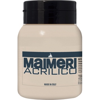 Maimeri Acrilico АКРИЛНА боя Titanium Buff 023 500 ml 1 бр (M0934023)