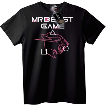 NOONEBRAND Тениска MrBeast Игра - XL, Black