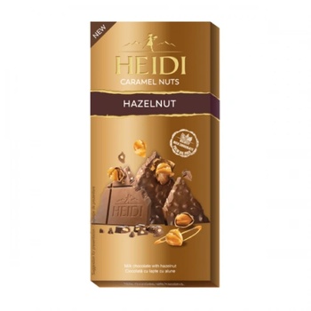 HEIDI Шоколад млечен с карамелизирани лешници Heidi Caramelnuts 80гр