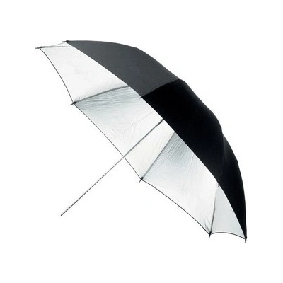 Terronic deštník BS-110cm černý - stříbrný