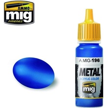 AMMO by MIG Jimenez METALLIC Warhead Metallic Blue 17ml / A.MIG-196 AMIG0196