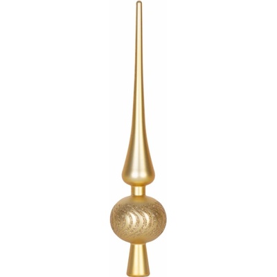 MagicHome Vánoční koule, sada, 21 ks, 6 cm, zlatá, špice, na vánoční stromek