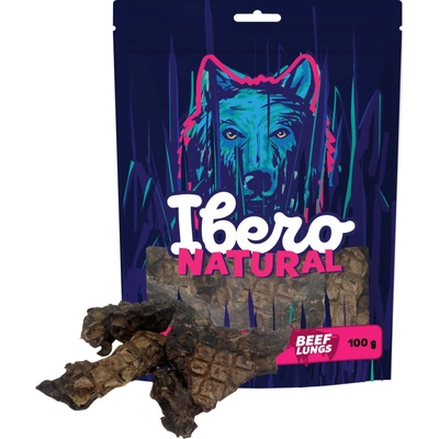 Ibero Natural Snack Sušené Hovězí Plíce 100 g