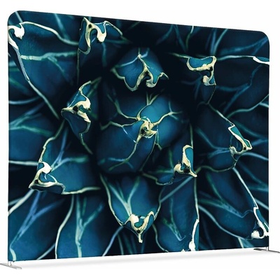 Jansen Display Potištěná látková dělící stěna 150-150 Cactus Modrá 1500 x 1500 mm