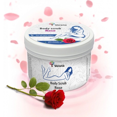 Verana telový peeling Ruža 800 g