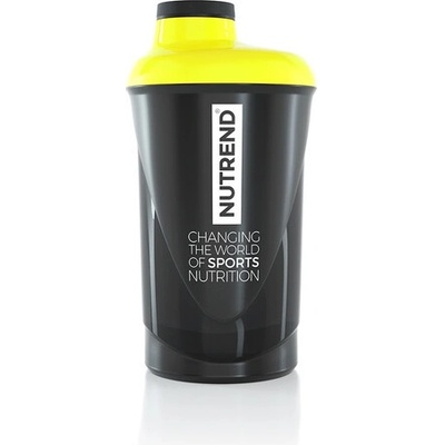 Nutrend Šejkr Nutrend 600 ml, černo-žlutá