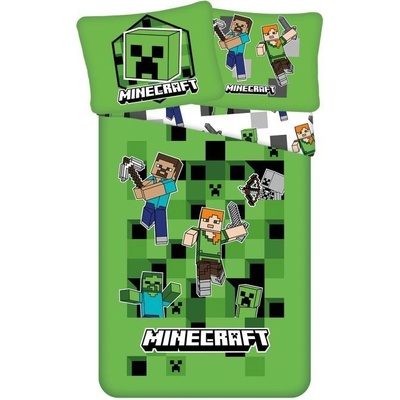 Jerry Fabrics obliečky Minecraft Out of the Box micro Polyester mikrovlákno 140x200 70x90
