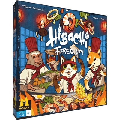 Matagot Настолна игра Hibachi: Fired Up! - Семейна (MATHIB005540)
