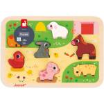 Janod Chunky Farm Puzzle играчка сортер 18m+ 7 бр
