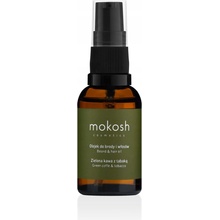 Mokosh olej na vousy a vlasy zelená káva s tabákem 30 ml