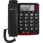amplicomms Amplicomms BIGTel 48 Plus телефон с големи бутони, тъмносив (ATL1423891) Телефонни апарати