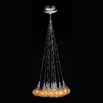 Searchlight 20018 - Пендел 10xG4/20W/230V златист (SR0527)