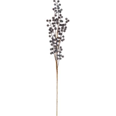 Vánoční ozdobná větev Christmas Touch, modrá, 60 cm