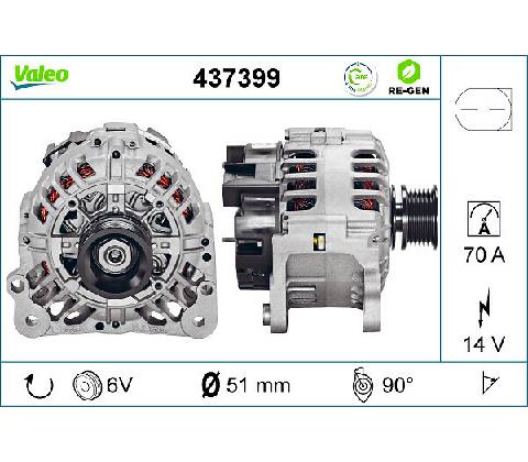 Generátor VALEO 437399