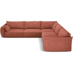Mazzini Sofa Червен ъглов диван (променлив) Vanda - Mazzini Sofas (MAZ_COR_142_F1_VANDA4)