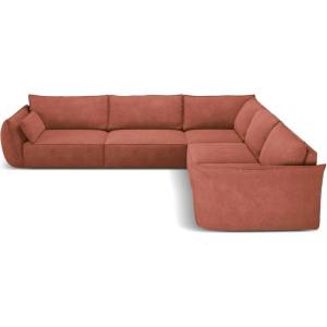 Mazzini Sofa Червен ъглов диван (променлив) Vanda - Mazzini Sofas (MAZ_COR_142_F1_VANDA4)