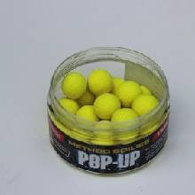 Poseidon Baits Method Boilies Pop Up 30g 15mm Jahoda