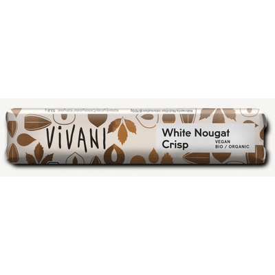 Vivani Čokoláda rýžová bílá NUGÁTOVÁ 35 g – Zboží Dáma
