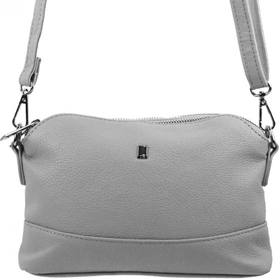 Bella Belly crossbody dámská kabelka se třemi oddíly 5414-BB světle šedá