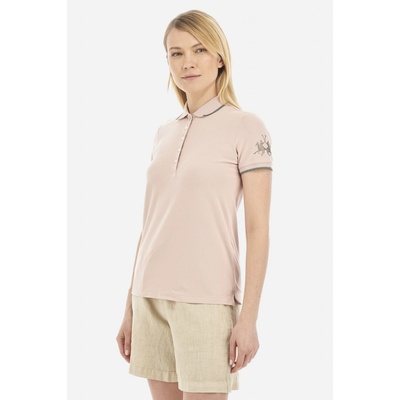 La martina polokošeľa WOMAN POLO S/S PIQUET STRETCH ružová