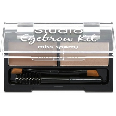 Miss Sporty Studio Eyebrow set na obočie 1 Medium Brown 2,4 g