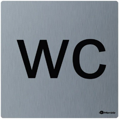 Merida STELLA - nerezový piktogram WC, matný