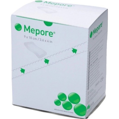 MEPORE 9 x 15 cm 50 ks SAMOLEPÍCÍ ABSORPČNÍ KRYTÍ STERIL