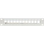 Lanberg patch panel blank 12 port 1U 10" ftp for keystone modules grey v2 (PPKS-9212-S)