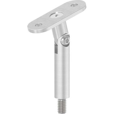 Feldmann Nerezový držiak madla zábradlia s plochou podstavou 60175-240 brus, flexi, závit M8