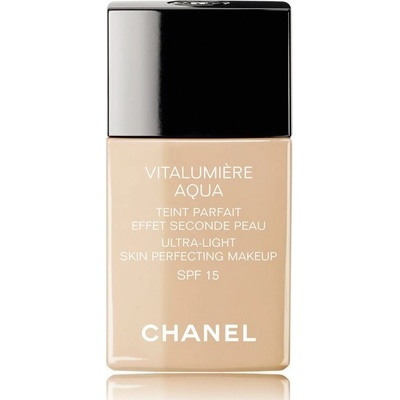 Chanel Vitalumiere Aqua Ultra Light skin Perfecting make-up rozjasňující hydratační make-up SPF15 Beige 30 ml