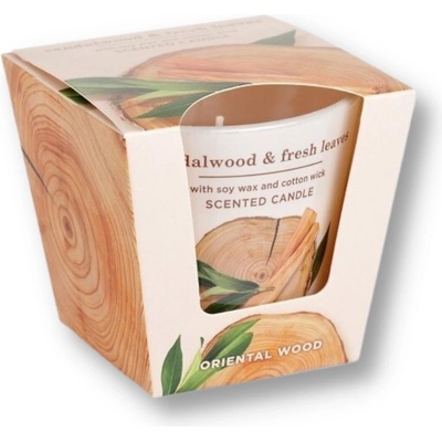 Bartek Candles Oriental Wood - Sandalwood & Fresh Leaves 115 g
