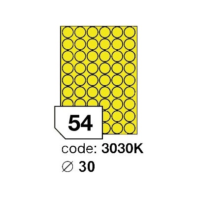 Rayfilm 30 mm 300 archů, fluo žlutá, R0131.3030KD